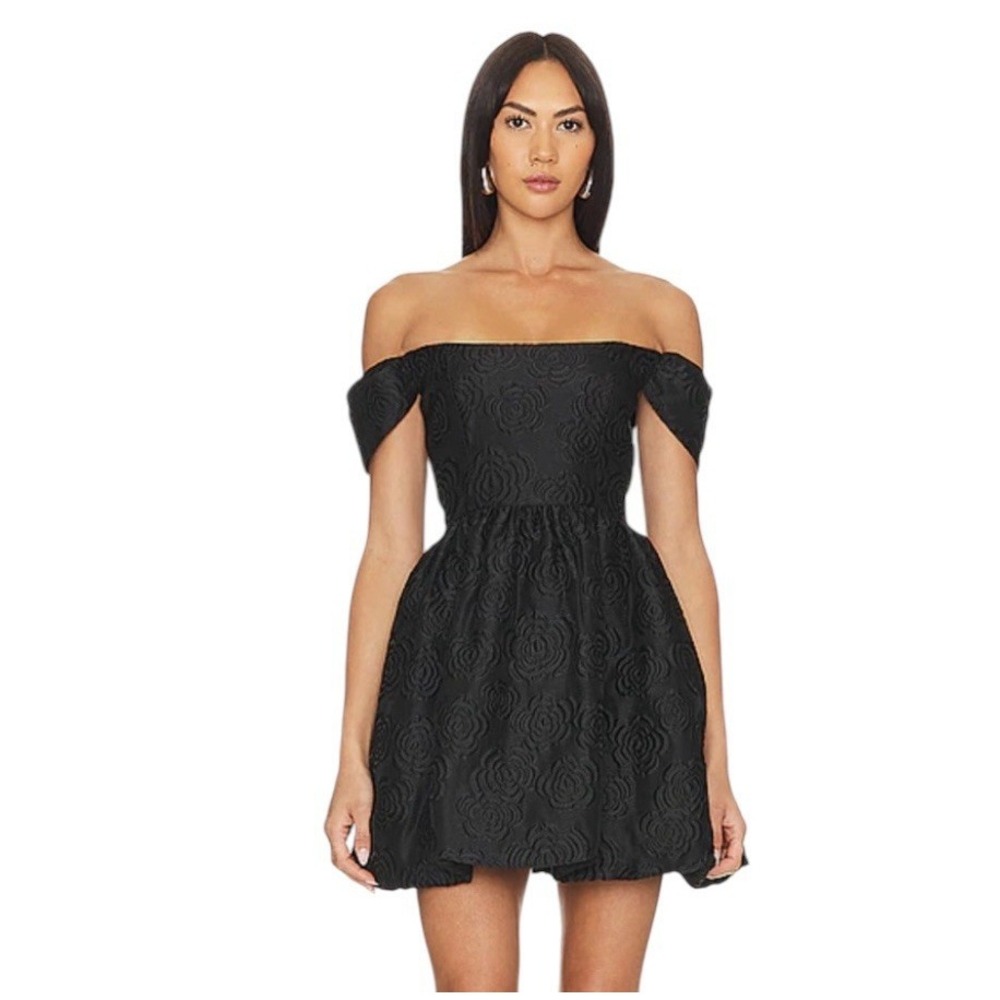 Amanda Uprichard x Revolve Valentina Dress Women's XS Black Party Formal
